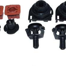 Radiator Bracket Mounting Kit for Mercedes Benz C200 C300 E300 E550 GLK350, 8PCS