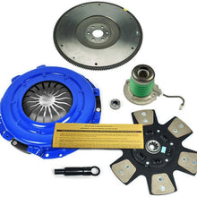EFTR STAGE 4 HD CLUTCH KIT & SLAVE CYL & FLYWHEEL WORKS WITH 05-10 FORD MUSTANG GT 4.6L 281"