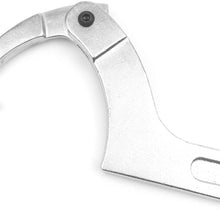 Vmotor Chrome Vanadium Adjustable C Spanner Hook Wrench Tool - 3/4-2"(19-51mm)