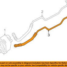 Genuine BMW E81 E82 E87 E87N E88 Oil Cooler Hose Pipe Inlet OEM 17227577635