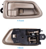 faersi 2Pcs Inside Interior Door Handle Front Rear Driver & Passenger Side for 1997 1998 1999 2000 2001 Toyota Camry Beige/Tan