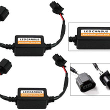 2x H13 LED Headlight Canbus Warning Error Free Load Resistor Canceller Decoder