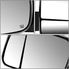 Replacement for RAM 1500 2500 3500 Pair of Chrome Powered + Heated Smoked Signal Glass + Foldable Side Towing Mirrors