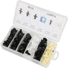 AUTOMUTO Car Retainer Rivet Clips fit for GM Ford & Chrysler Honda Accord Push Type Bumper Car Clips,150Pcs