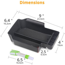 VANJING Center Console Insert Organizer Tray Replacement Compatible for 2015-2019 Chevy Colorado GMC Canyon Accessories with A Cleaner Brush