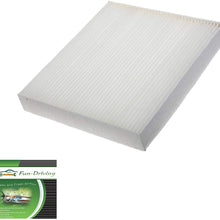 FUN-DRIVING Macrofiber Cabin Air Filter,Microfilter,Long-Fiber,Replacement for 64119237554/64119237555