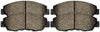 AutoShack SMK465A-537 Front and Rear Semi Metallic Brake Pads 2 Pieces Fits Driver and Passenger Side