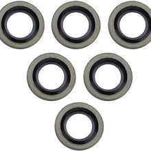 Aeloa 24pcs/Set Imperial Standard Copper Skeleton Oil Seals Assortments for Car