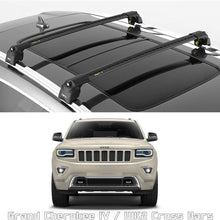 Roof Rack for Jeep Grand Cherokee WK2, Turtle V2 Black Color, Strong, Safe, Durable, Low Profile, fits 2011-2020