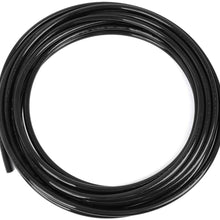 X AUTOHAUX 10 Meter 32.8ft 6.5mm Inner Dia Universal Polyurethane PU Vacuum Hose Tube Black for Car