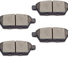 INEEDUP Ceramic Brakes Pads Rear fit for 2006-2012 Ford Fusion, 2007-2012 Lincoln MKZ, 2006 Lincoln Zephyr, 2006-2013 Mazda 6, 2006-2011 Mercury Milan