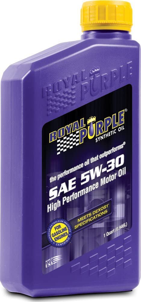 Royal Purple 01530-6PK 5W30 High Performance Synthetic Oil, 1 Quart