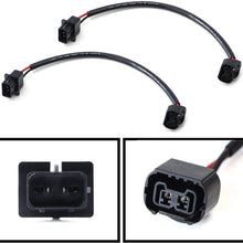iJDMTOY (2) P13W 12277 Extension Wire Harness Sockets Compatible With Daytime Running Lamps, Driving Fog Lights Retrofit Work Use