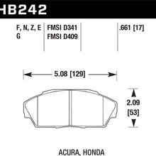 Hawk Performance HB242N.661 HP Plus Brake Pad