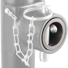 CURT 28932 Replacement Swivel Jack Male Pipe Mount, 5/8-Inch Pin Hole
