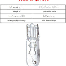 cciyu T5 Wedge 37 58 70 73 74 White 12V 1 LED Car Auto Dashboard Gauge Side Light Bulb Lamp (Warm white)