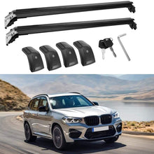 MotorFansClub Roof Rack Cross Bars Fit for Compatible with BMW X3 G01 2019 2020 Crossbars Baggage Cargo Luggage Aluminum