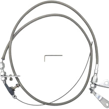 Transmission Kickdown Cable Kit,Stainless Braided Kick Down Cable Replacement for Ford C4 C-4 Detent