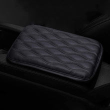Leegi Car Armrest Cover,PU Leather Arm Raised Pad,Center Console Armrest Cushion Pad for Jeep,Toyota,Honda,Ford F150.Ram Car SUV Truck,Black