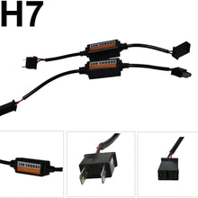 FOORDAY 2 Pcs LED Load Resistor Car LED Headlight H7 Canbus Error Free Plug & Play Computer Warning Canceller & Anti Flicker