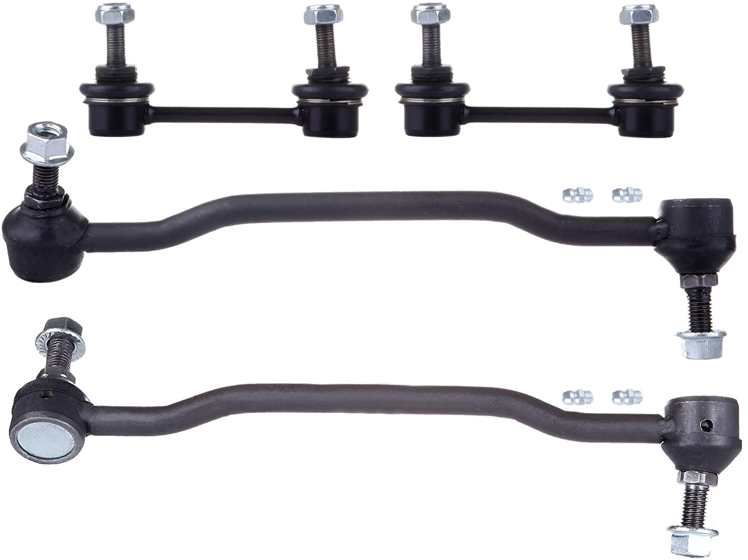 INEEDUP NEW 4 Set of Front Sway Bar End Links Rear Sway Bar End Links Compatible with for 2002-2006 Nissan Altima 2004-2008 Nissan Maxima
