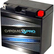 Chrome Battery CYB16CL-BS High Performance Power Sports Battery - Maintenance Free - AGM - Replacement for Jet Ski's