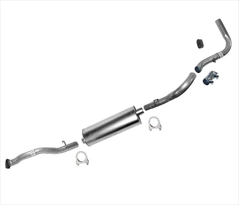 Mac Auto Parts Fits for 94-95 Chevrolet Suburban 5.7L New Muffler Exhaust System Clamps Hangers Made in USA