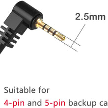 Dash Cam Backup Camera Extension Cable,2.5mm Male to Female Extension Cord for Rear Camera-16.5 Ft