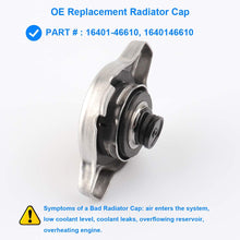 Allmotorparts Radiator Cap, Replace 16401-46610, 1640146610 Compatible with Toyota - 2009-2016 4Runner, 2009-2014 FJ Cruiser, 2009-2016 Tacoma, 1998-2005 GS300, 2001-2005 IS300, 2010-2013 GX460