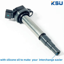 KSU Compatible With Ignition Coil Pack for Prius Corolla Matrix V CT200H XD C-HR 1.8L 2.4L 2011 2012 2013 2014 2015 2016 2017 2018 2019 UF-596 UF-619 C1714 90919-02252 90919-02258(1 pack)