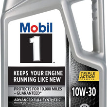 Mobil 1 High Mileage Full Synthetic Motor Oil 5W-30, 5 Quart