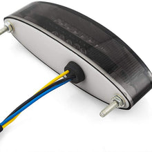 Evomosa Motorcycle Taillight Universal Brake Stop Light ATV Tail Light for Harley Honda BMW Suzuki