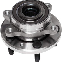 Front and Rear Wheel Hub and Bearing Assembly Compatible With Ford Edge Flex Taurus Lincoln MKS MKT MKX AUQDD 513275 x2 (Pair) [5 Lug Hub]