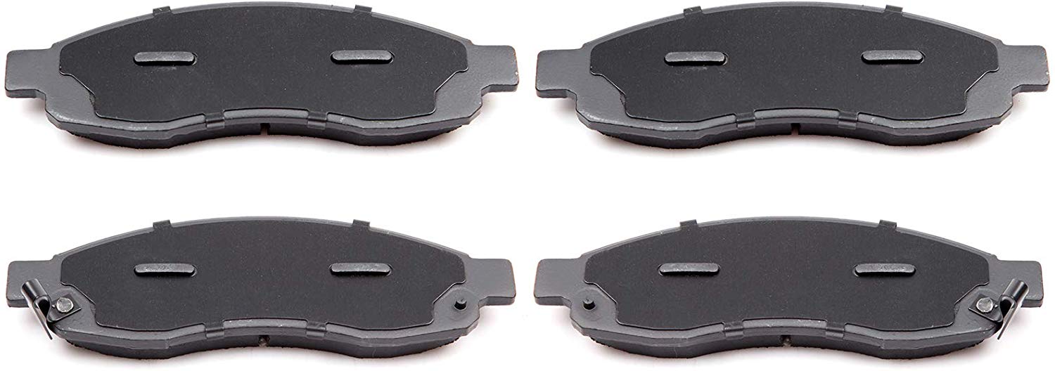 Scitoo Ceramic Discs Brake Pads, 4pcs Front Brake Pads Brakes Kits fit 2004 2005 2006 Infiniti QX56,2005 2006 Nissan Armada,2004 2005 2006 2007 Nissan Titan Compatible ATD1015C D1015-7918
