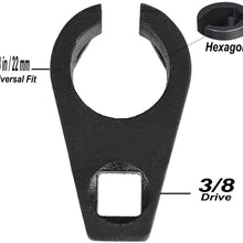Kwiksen 70039 | 3/8-inch Drive by 7/8-inch (22mm) Offset Oxygen Sensor Socket Wrench Removal Tool