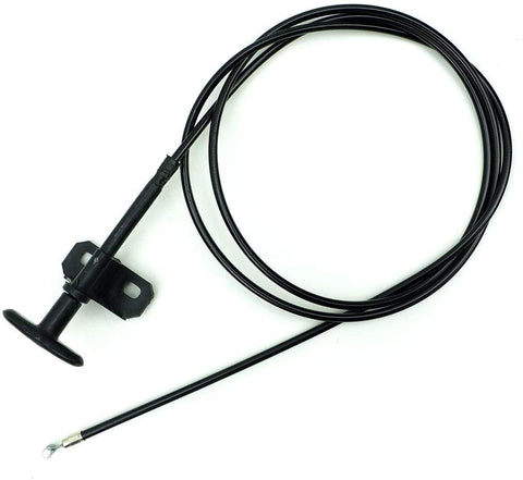Nonstops Hood Bonnet Lock Release Control Cable Black Fits Toyota Corolla 1970 1974