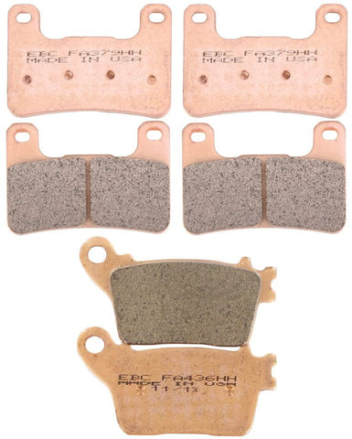 EBC Brakes EBPCK1002 Complete Double-H Sintered Brake Pad Change Kit