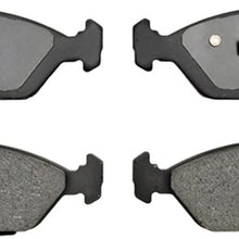 ACDelco 17D925 Professional Organic Front Disc Brake Pad Set