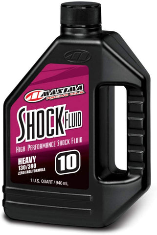 Maxima (58901H) 130/390 Heavy Grade 10WT Zero Drag Formula Racing Shock Fluid - 1 Quart