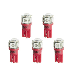AUTO METER LED Bulb, Replacement, T3 Wedge, RED, 5 Pack