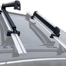 BRIGHTLINES Universal Ski Snowboard Racks Carriers 2pcs Mount on Vehicle top Cross Bars (Up to 4 Skis or 2 Snowboards)