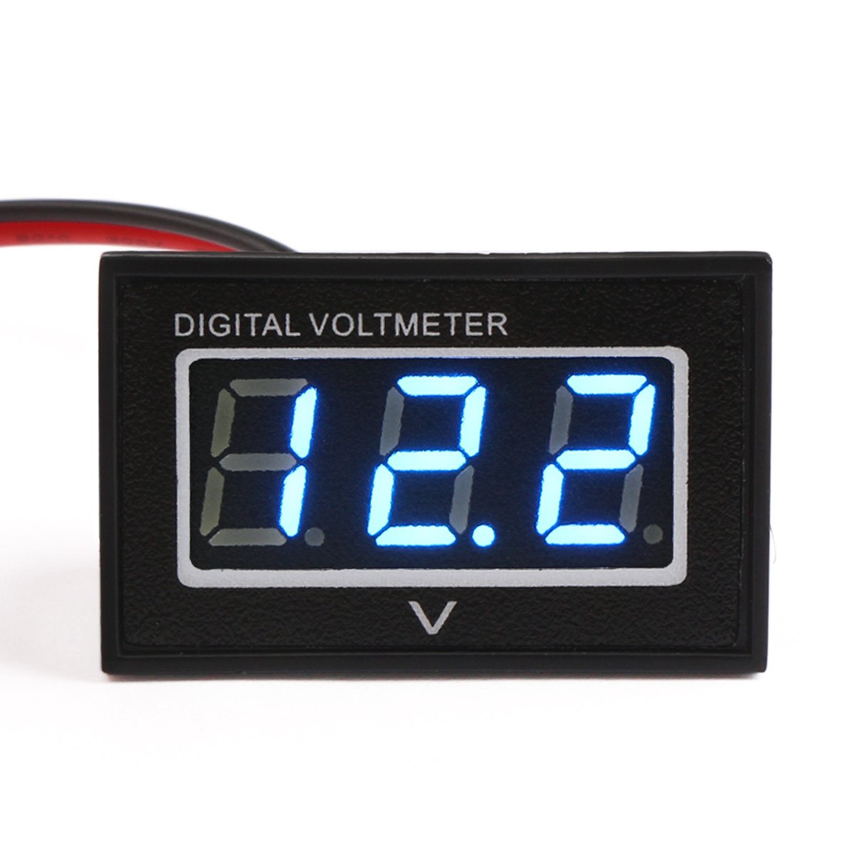 DROK Waterproof LED Digital Voltmeter 0.40
