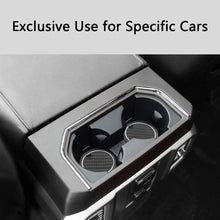 JIECHEN Custom Fit Cup Holder, Door, and Center Console Liner Accessories for Ford F-150 2017 2018 2019 2020 28-pc Set (Carbon Fiber Pattern - White)
