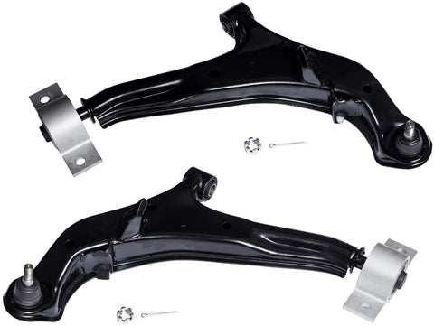 TUCAREST 2Pcs K620354 K620355 Left Right Front Lower Control Arm and Ball Joint Assembly Compatible With 2000-2001 Infiniti I30 02-04 I35 00-03 Nissan Maxima Driver Passenger Side Suspension