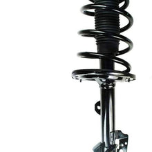 Detroit Axle - Front Left Driver Side Complete Quick Strut & Spring Assembly Replacement for 2008-13 Toyota Highlander without Sport Suspension