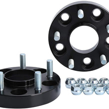 KSP 5X114.3mm Wheel Spacers, Forged 2Pcs 15mm Thread Pitch 12x1.25 Hub Bore 66.1mm 5 Lug Hub Centric 3/5" Wheel Adapters for 350Z 370Z G35 G37, 2 Years Warranty（Pack of 2）