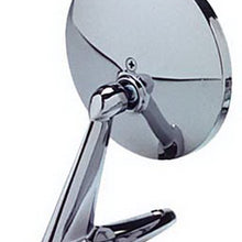 CIPA 17000 Universal Round Chrome Car Side Mirror
