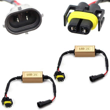iJDMTOY (2) H11 H8 LED Headlight Canbus Error Free Anti Flicker Resistor Canceller Decoders (Plug-In-Play)
