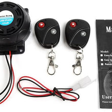 Rupse Waterproof Motorcycle Remote Control Alarm Warner Anti-theft Security Burglar Alarm System