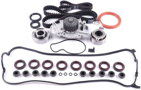 Timing Belt With Water Pump Kit，ECCPP Automotive Replacement Valve Cover Gasket for ISUZU HONDA ACURA CL 2.2 2.3L SOHC